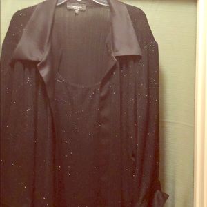 Gala jacket with blouse attached